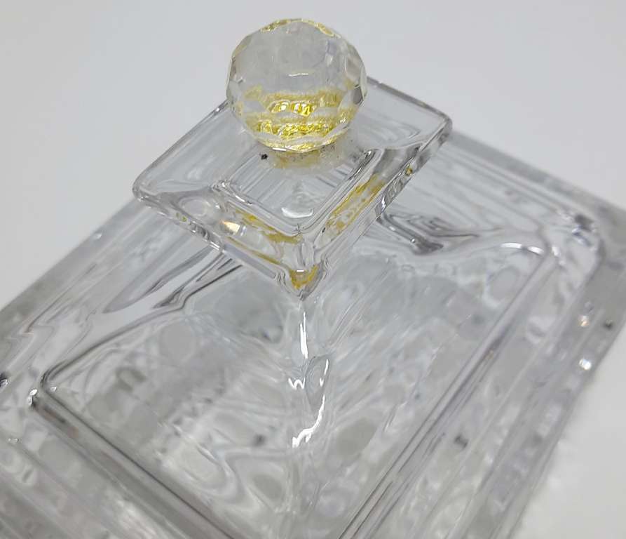 Шкатулка хрустальная, СССР (сост. на фото)