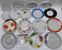 Блюдца чайные кофейные разные 19 штук 