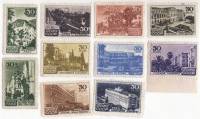 1947-089-98 Серия Набор марок 10 шт СССР  Курорты II O