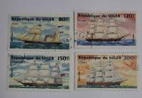 -- Набор марок Республика Нигер 4 шт.  Гашёные , III Θ