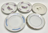 Тарелки десертные разные 13 шт диаметр 17 и 18 см 