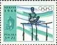 (1968-041) Марка Польша "Гимнастика"   Летние ОИ 1968, Мехико II O
