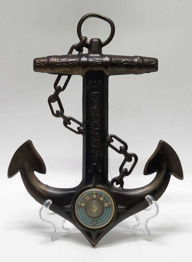 Термометр якорь Ленинград настенный металл