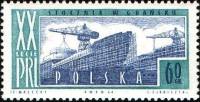 (1964-049) Марка Польша "Верфь в Гданьске"   20 лет Польской Народной Республике №2 III Θ