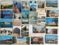 Наборы открыток 23 шт Города СССР России Ленинград Петербург полные комплекты