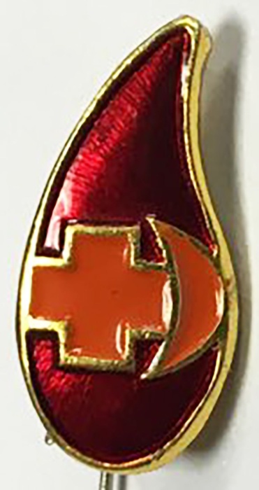 Значок Знак СССР "Донор" На булавке 